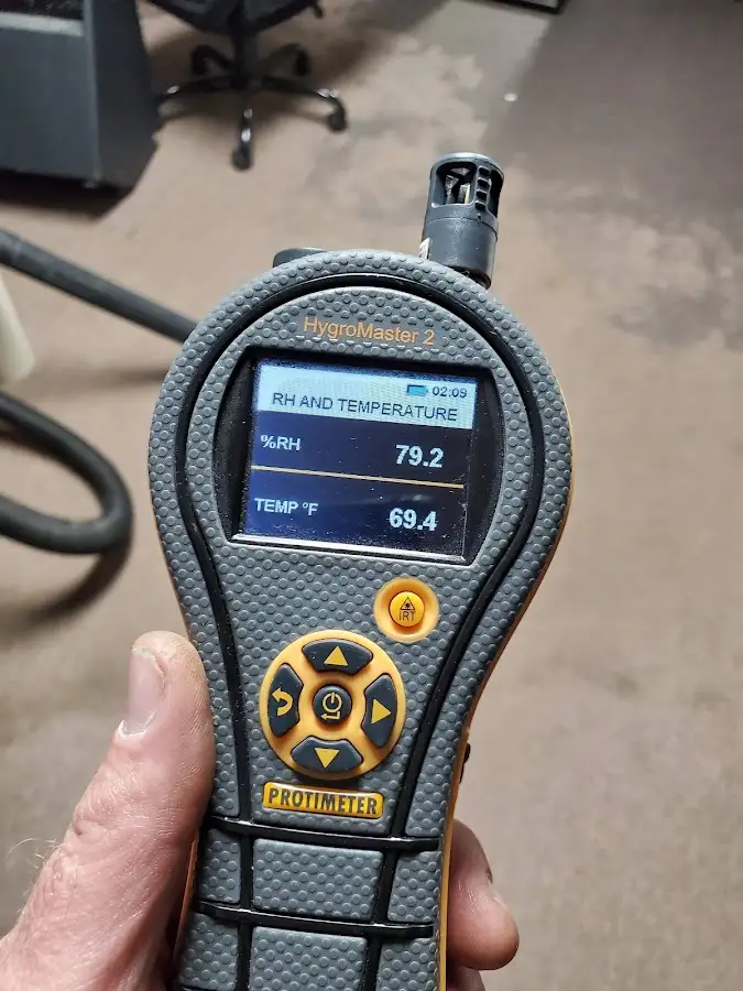Moisture meter humidity assessment for Mold Remediation & Removal in Peninsula